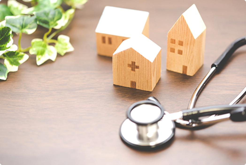 聴診器 家の写真